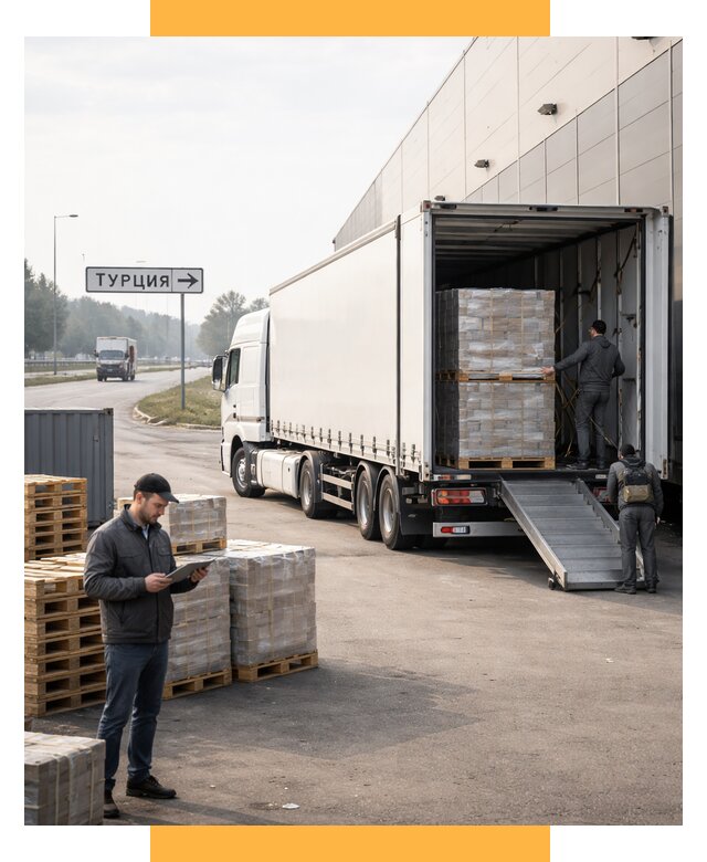 Автоперевозки и доставка фурой из Турции от 124620 р. | СетСервис-Мрш
