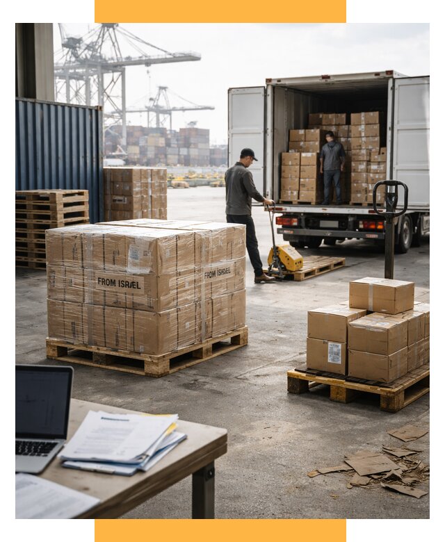 Доставка грузов из Израиля от 15578 р., логистика от СетСервис-Мрш
