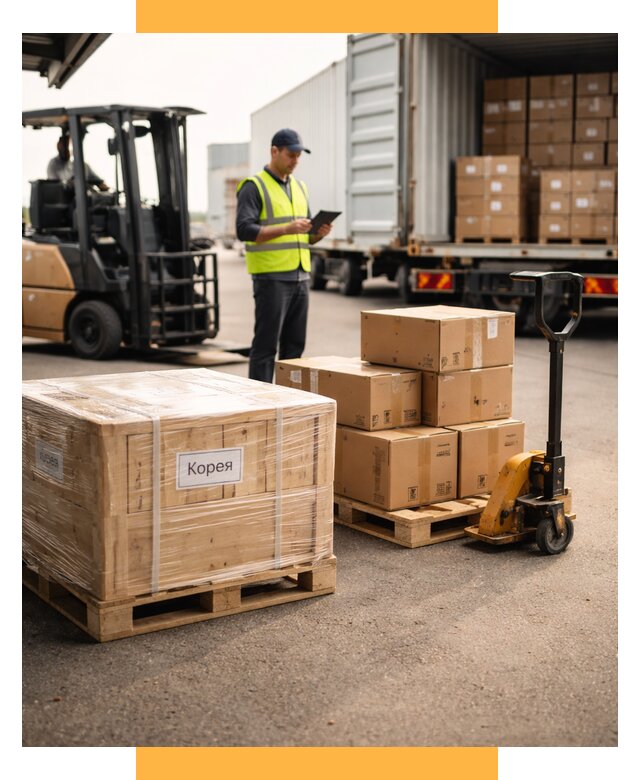 Доставка грузов в Корею из России от 36348 р. | СетСервис-Мрш