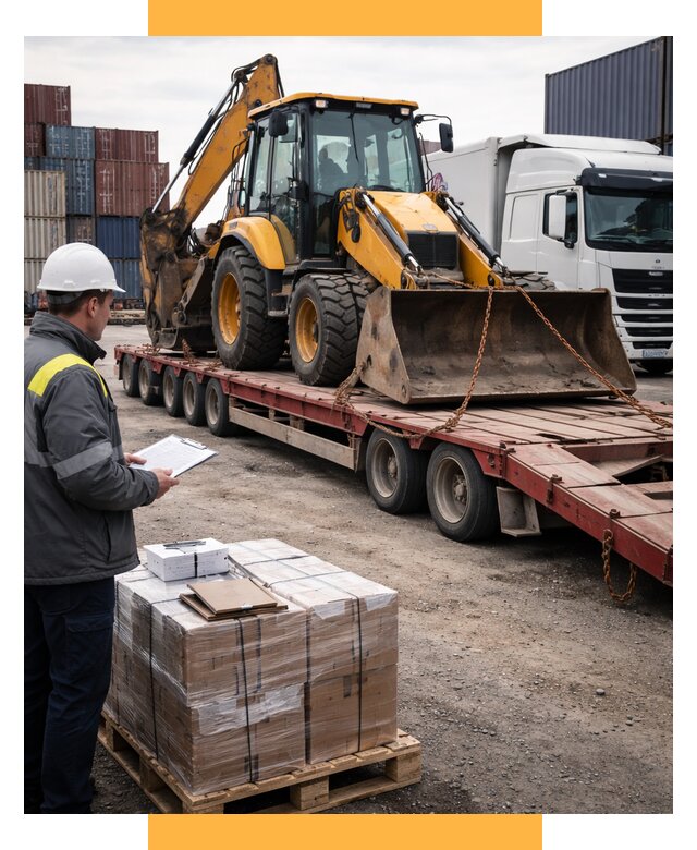 Международная перевозка спецтехники от 46733 р., СетСервис-Мрш