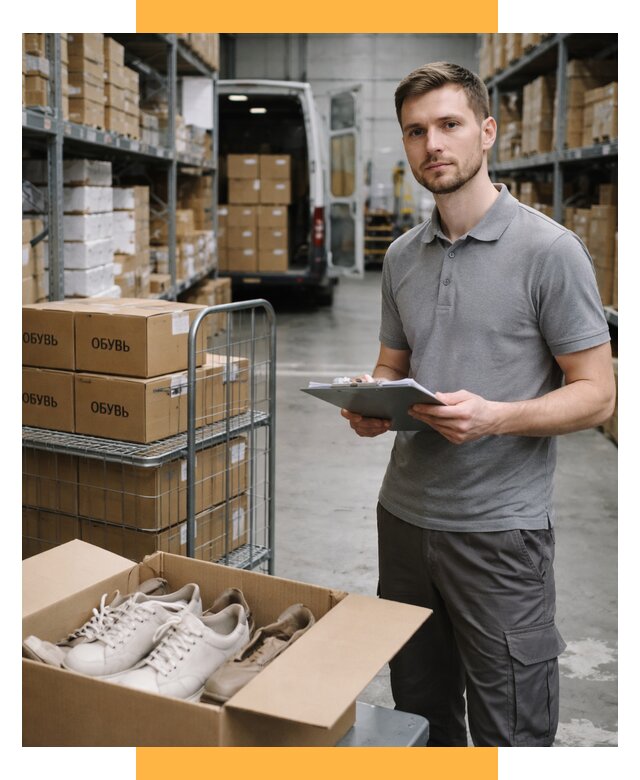 Доставка обуви из Китая и Турции от 4673 р. СетСервис-Мрш