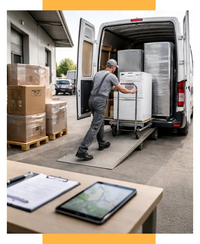 Перевозка бытовой техники от 6750 р. - логистика СетСервис-Мрш