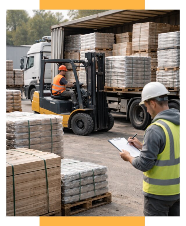 Перевозка строительных материалов от 5712 р. | СетСервис-Мрш