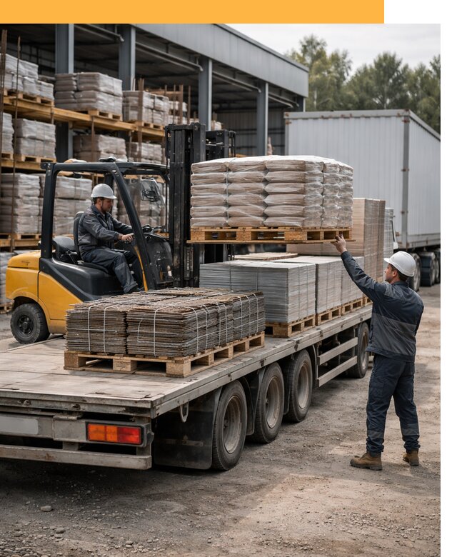 Перевозка строительных материалов по миру от 5712 руб