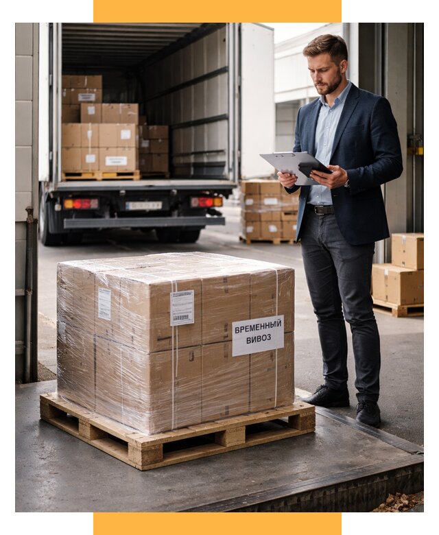 Временный вывоз товаров под ключ от 8308 р. | СетСервис-Мрш