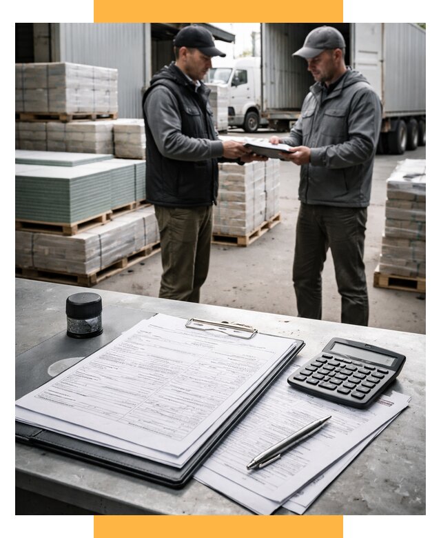 Таможенное оформление стройматериалов от 8827 р. | СетСервис-Мрш