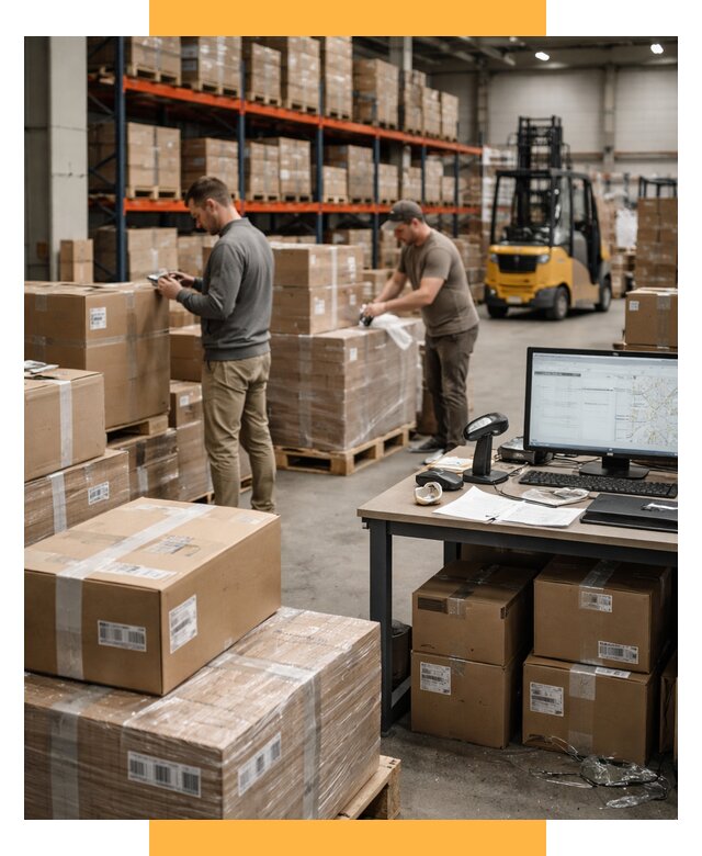 Склад консолидации в Европе от 6750 р., услуги СетСервис-Мрш